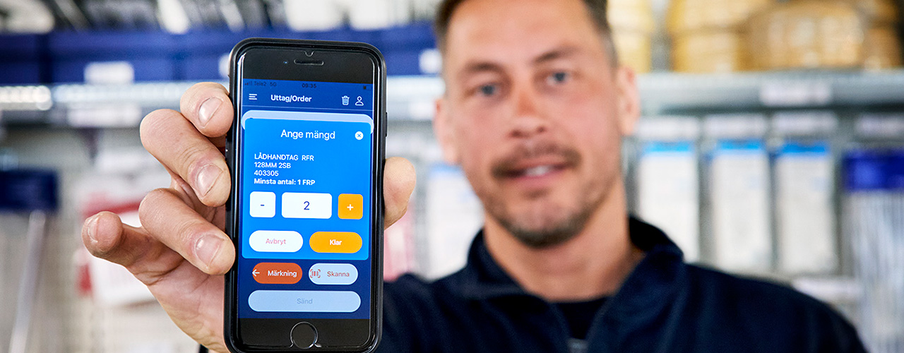Effektivare vardag för Karaten med Ahlsells förrådslösning