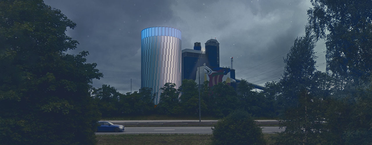 Välisolerad ackumulatortank hjälper Örebro att hålla värmen