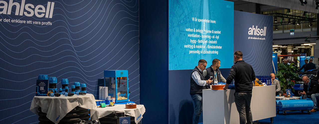 Ahlsell gjorde avtryck på Sveriges största mötesplats inom vatten