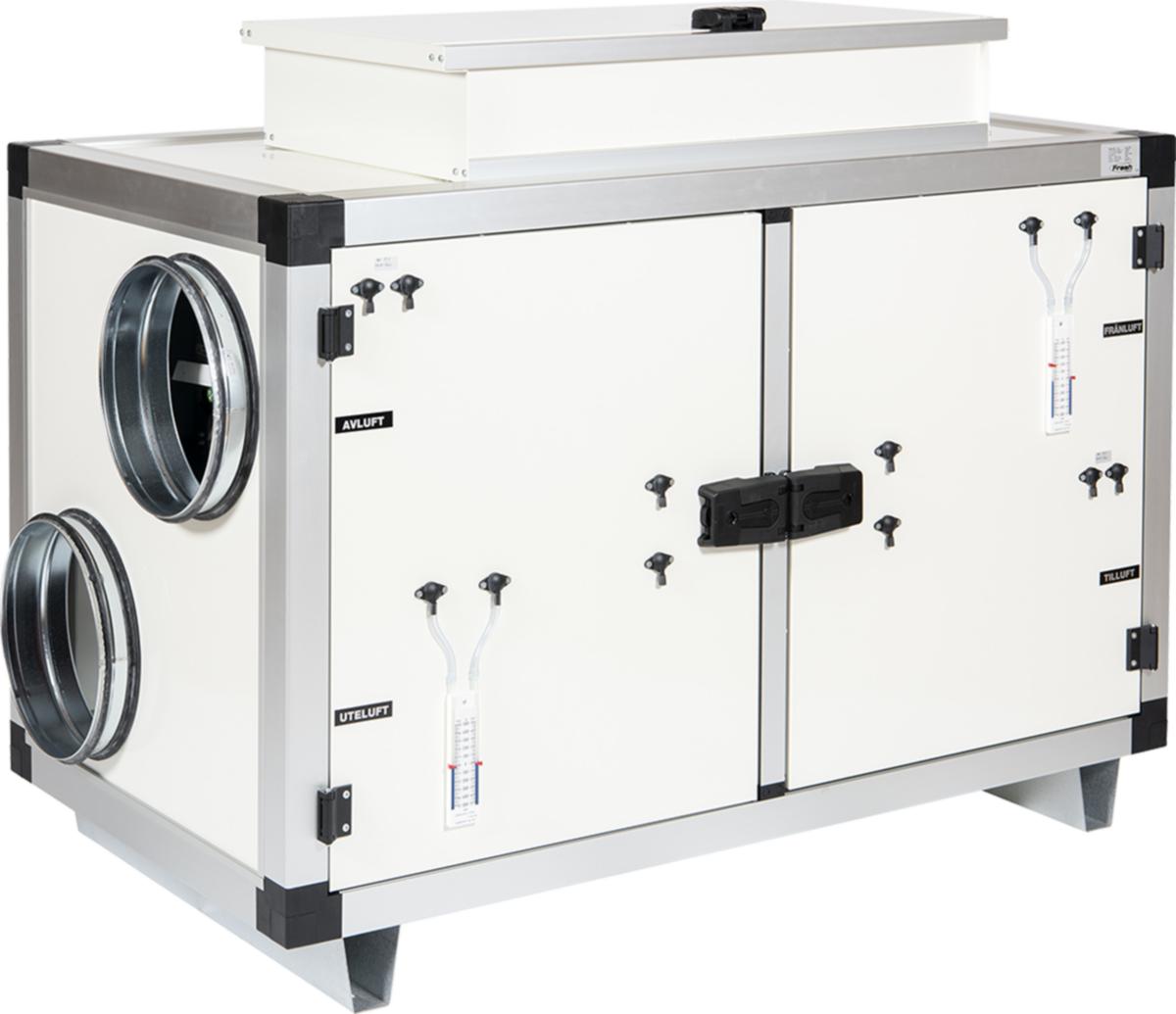 Värmeåtervinningsaggregat FRX350 S, Vattenbatteri, Fresh - AGGREGAT FRX350 SVV VÄNSTER FÖR VATTENBATT FRESH