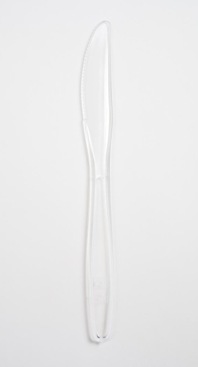 Cutlery Set, Reusable - KNIFE MULTI-USE TRANSPARENT 25/1000