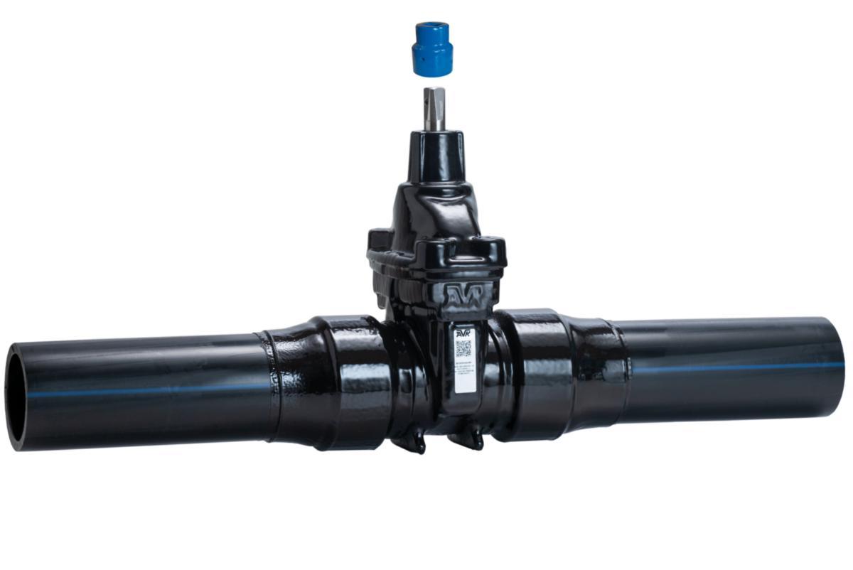 Slussventil AVK Premium 100, med PE-ändar PN16 - 400 AVK SLUSSVENTIL PREMIUM100 400MM SDR11 PN16, PE-ÄNDAR