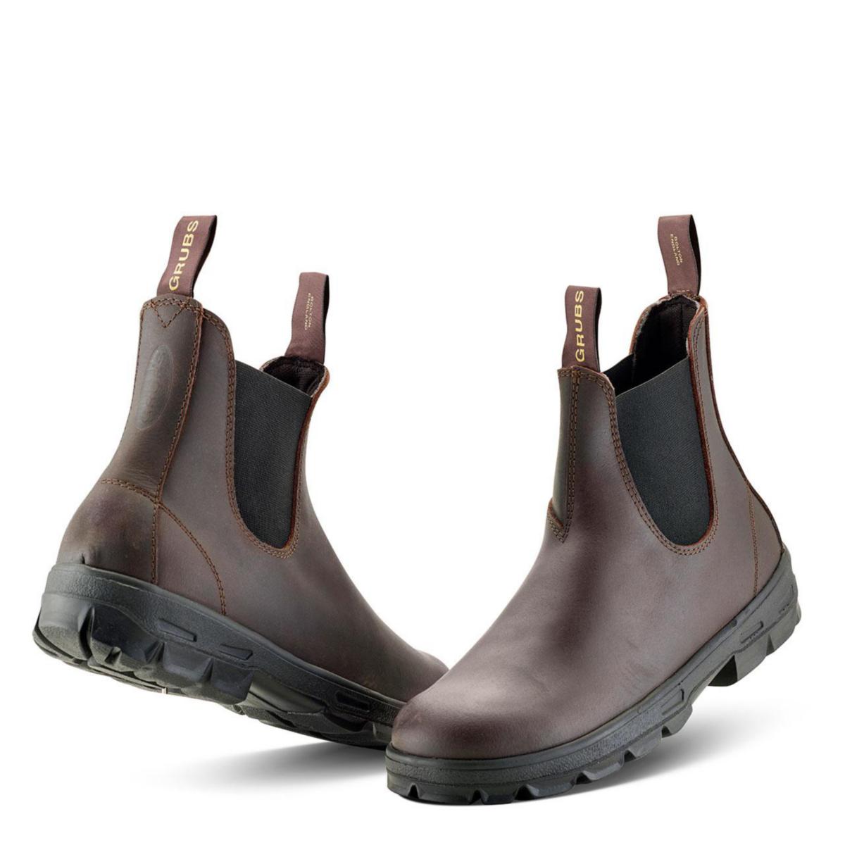 Occupational boot Grubs Whirlwind - GRUBS WHIRLWIND WORK BOOT LEATHER BROWN SIZE 39/40