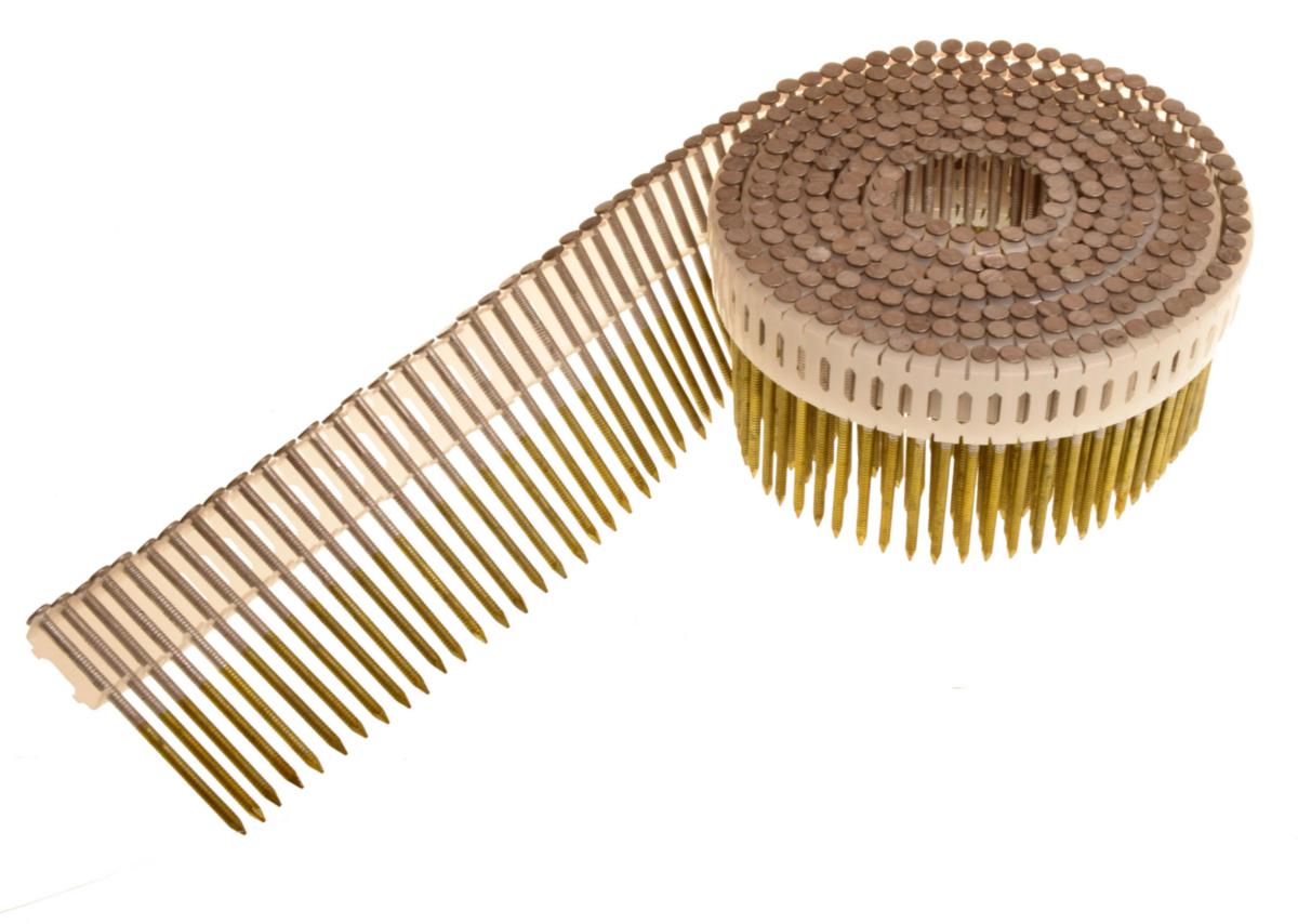 Rullbandad spik 0° Senco, varmförzinkad - RULLBANDAD SPIK 0° SENCO, VARM 50X2,5MM PLASTB SPIK 9750ST/FP