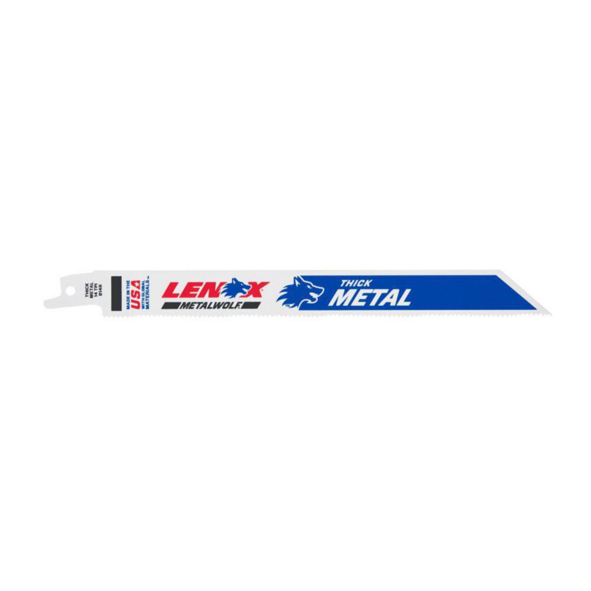 Reciprocating Saw Blade Lenox 814R - RECIPS 814R 8 X3/4X035X14 5/PK