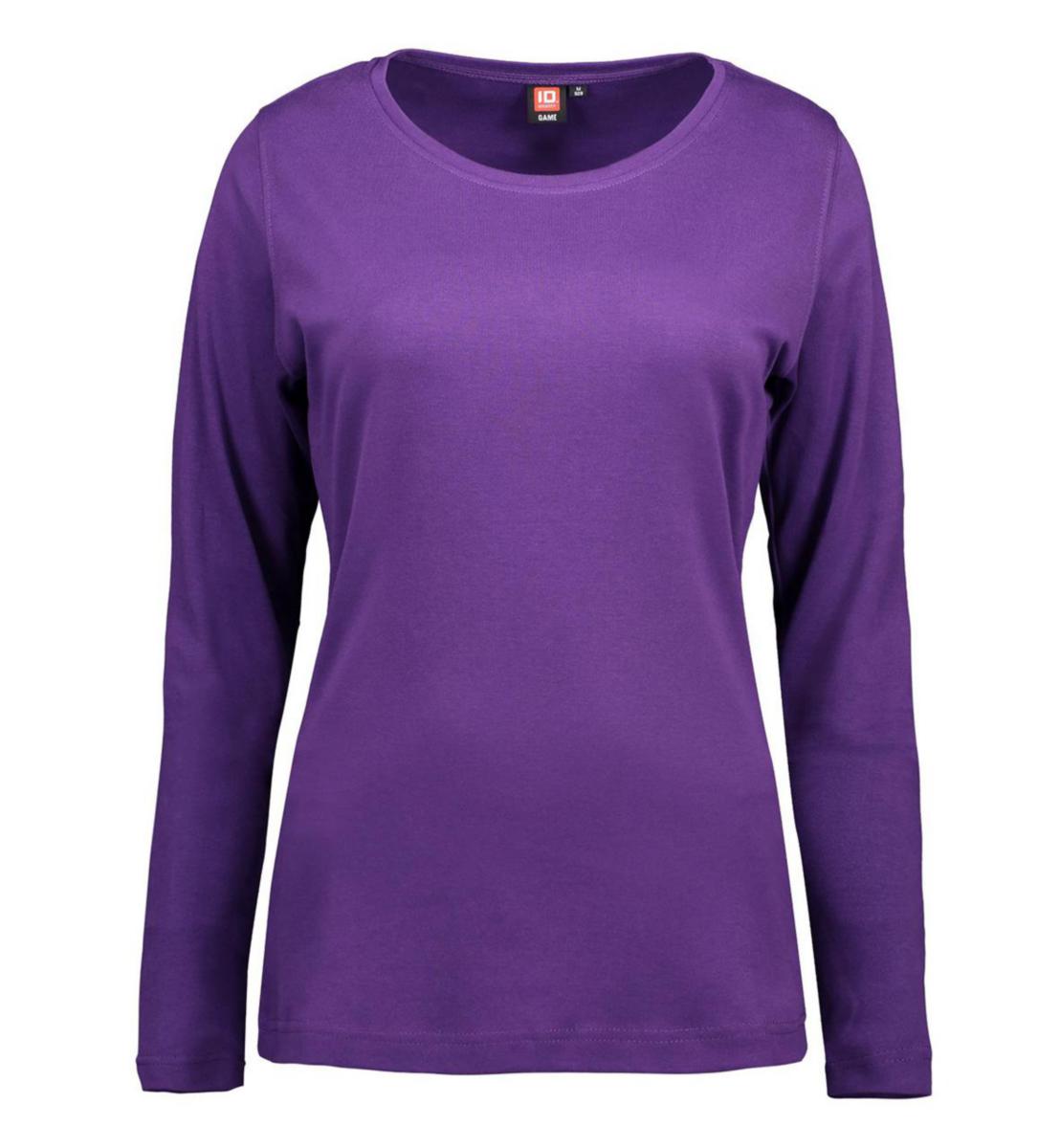 T-shirt ID Identity 0509 lång ärm dam - T-SHIRT LÅNGÄRMAD 0509-DAM ID LILA. XL