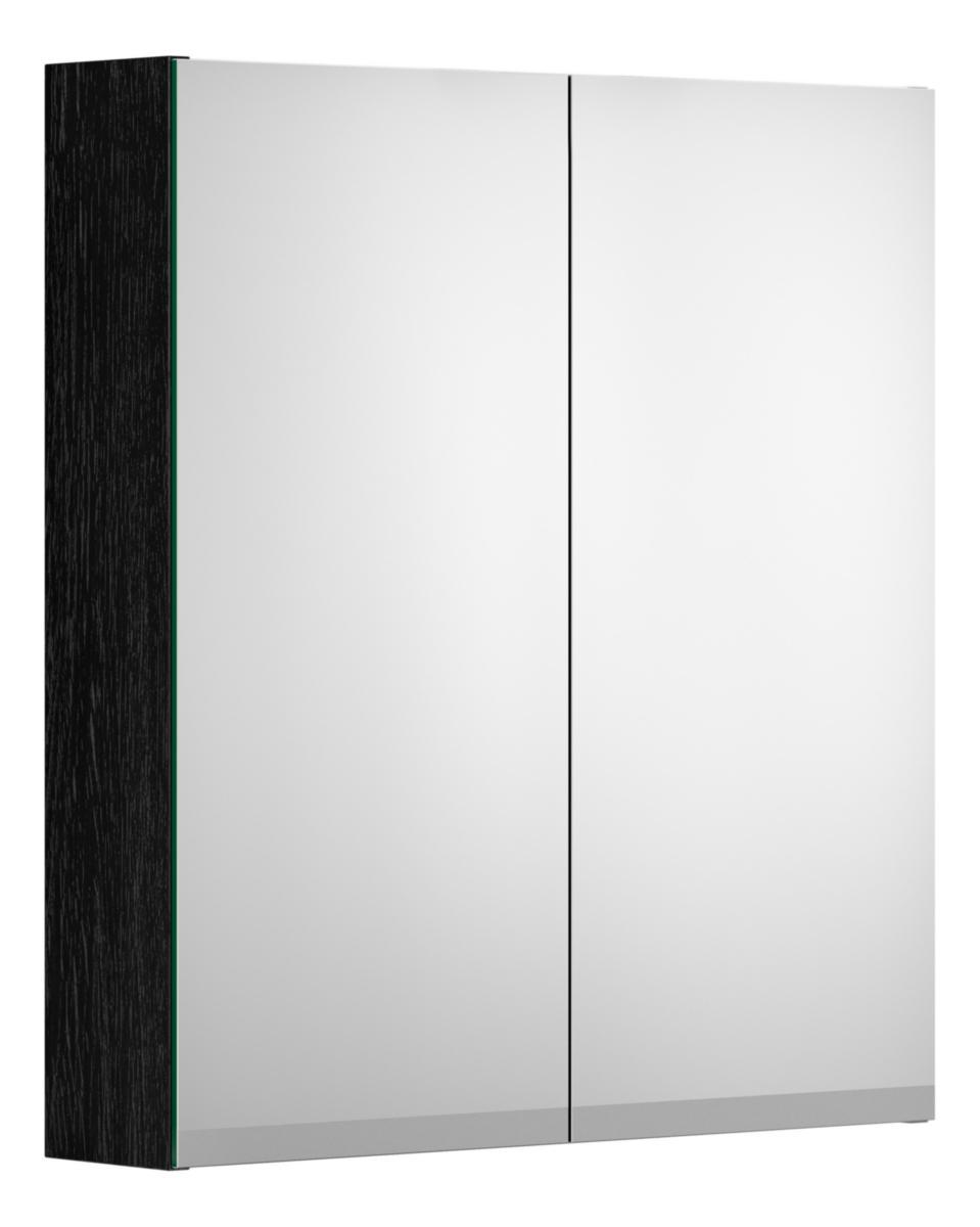Gbg Spegelskåp Artic 60cm. - GBG ARTIC SPEGELSKÅP 60CM SVART, EXKL BELYSNING