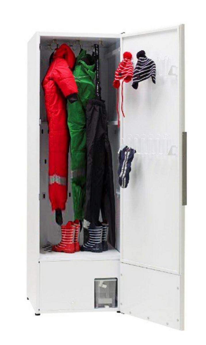Torkskåp, ECO Dryer 2.0, inredning BOD - TORKSKÅP ECO DRYER 2.0 HP VIT VÄNSTER BOD