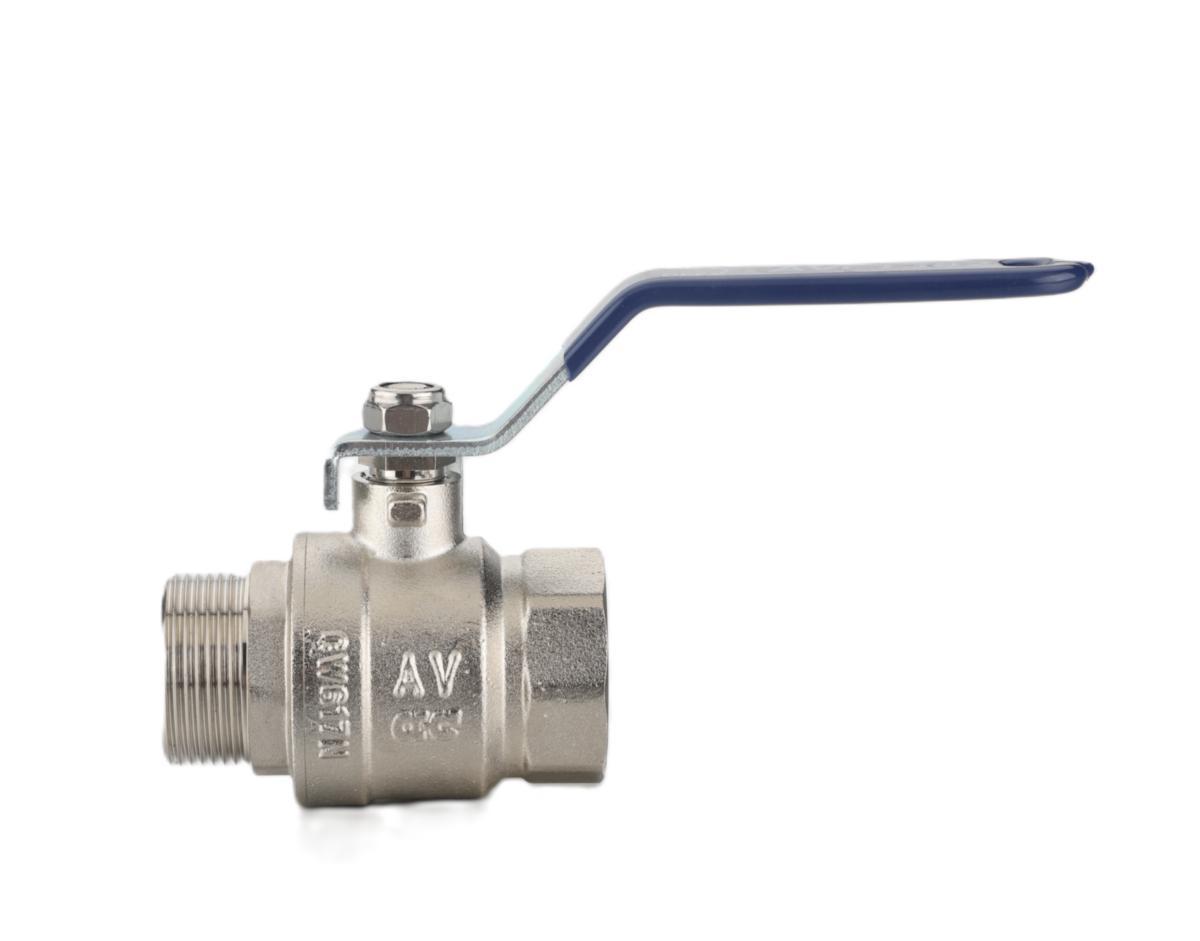 Ball Valve Avi 1382, a-collection - BALL VALVE AVI 1382 BRASS DN50 FEMALE/MALE THREAD PN25