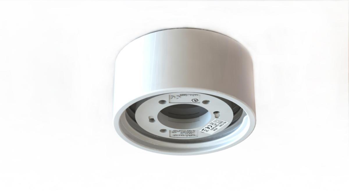 Taksockel rak av porslin - SOCKEL VIT IP44 RAK GX53 52760-404-10