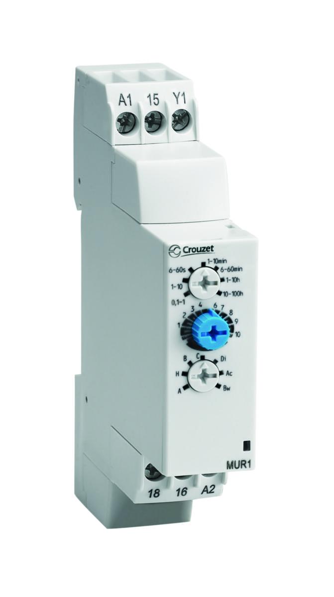 Timer, Syr-line Series, Multifunction, Relay Output, 10 A, 24 to 240 Vac/dc