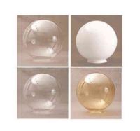 Flange globes in glass