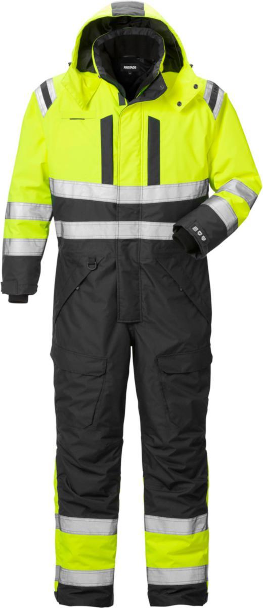 Vinteroverall Fristads 8015 GTT - V-OVERALL KL3 FR 8015GTT GU/SV VARSELGUL/SVART M