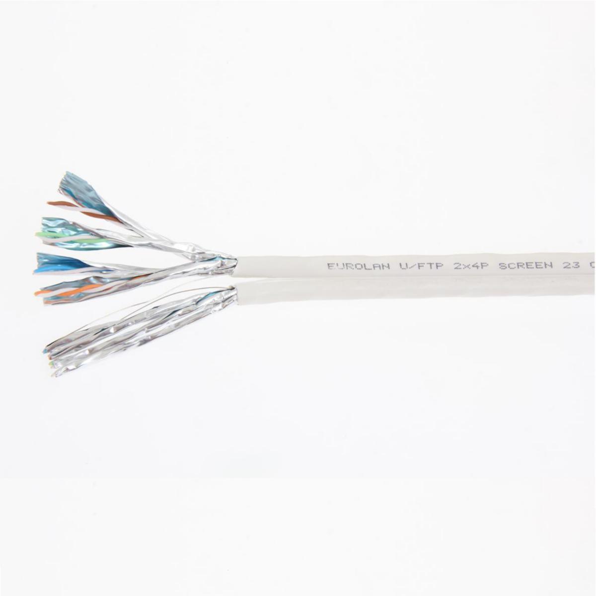 Datakabel C6A 2xU/FTP vit LSZH Dca - C6A 2XU/FTP VIT LSZH DCA T500 (*0) 19SD-TA-23WT-R500
