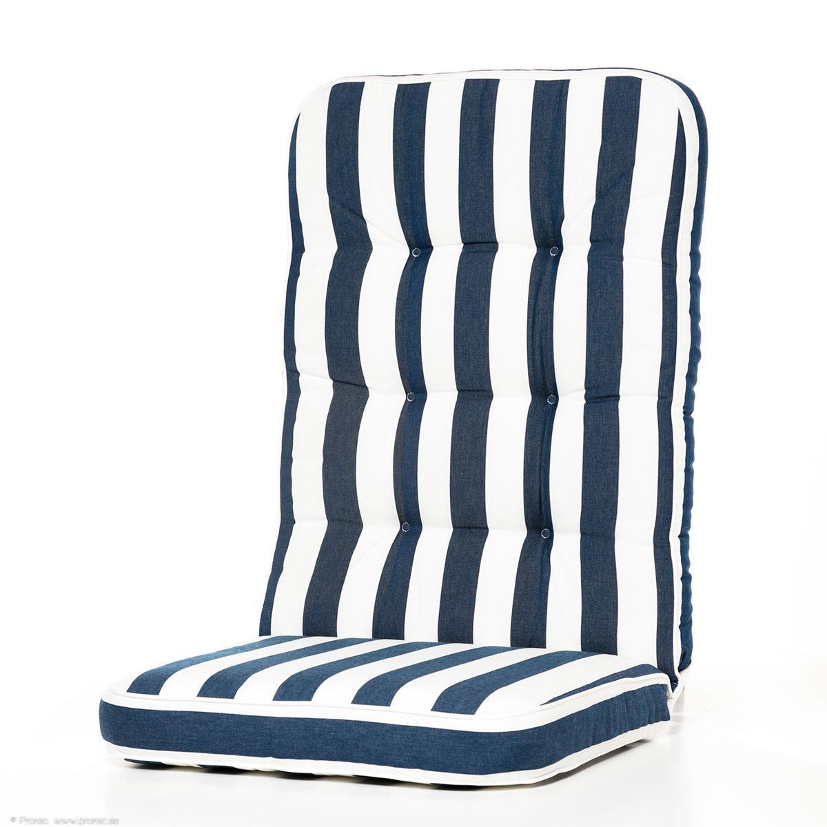 Dyna till soffa Du O Ja och hammock - DYNA TILL DU O JA SOFFA OCH HAMMOCK BLÅ/VIT