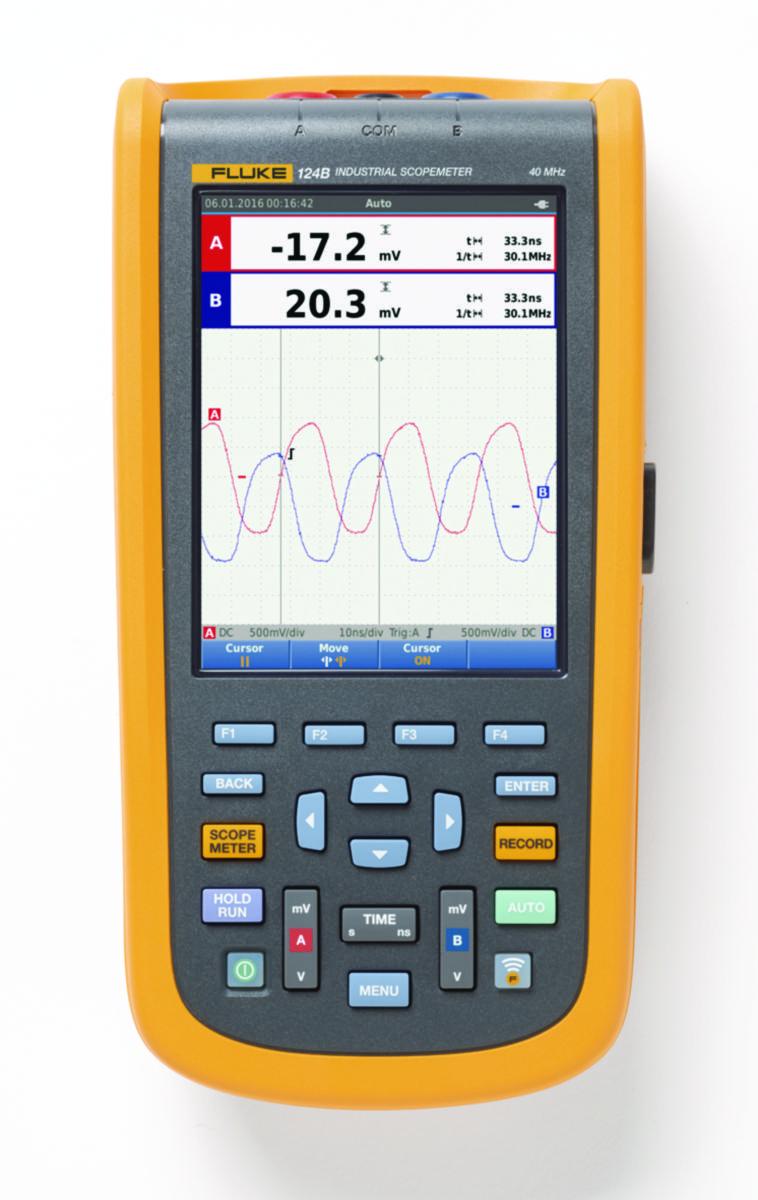 Scopemeter 124B/EU 40MHZ, industriell oscilloskop - SCOPEMETER 124B/EU 40MHZ,FLUKE INDUSTRIELL OSCILLOSKOP