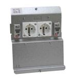 Insert 24h with 2 sockets, type A, for P100