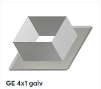 Extension frame GE galvanized