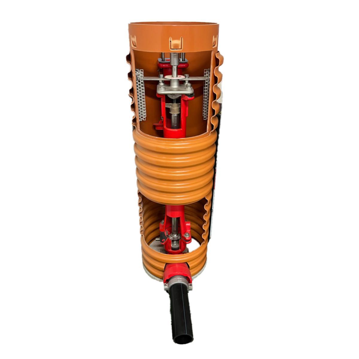 Brandpost RHB gjuten i trumma - BRANDPOST RHB GJUTEN 1210MM TRUMMA EXKL BETÄCKN, SL.KOPPL