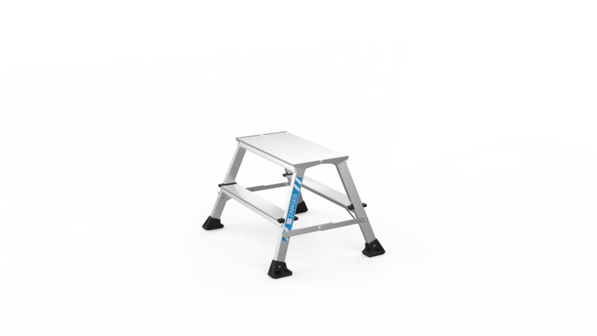 Trestle Zarges XLstep P wide - Trestle XLstep P wide 0,49m 2x2 steps platform 600x300mm