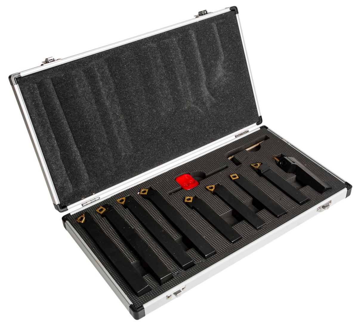 Lathe tool set PELA Pro 9-pcs 16-21 mm - LATHE TOOL SET PRO, 16 MM, 9 PCS