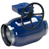 Ball valve Vexve in steel weld/weld with worm gear, Vexve OY