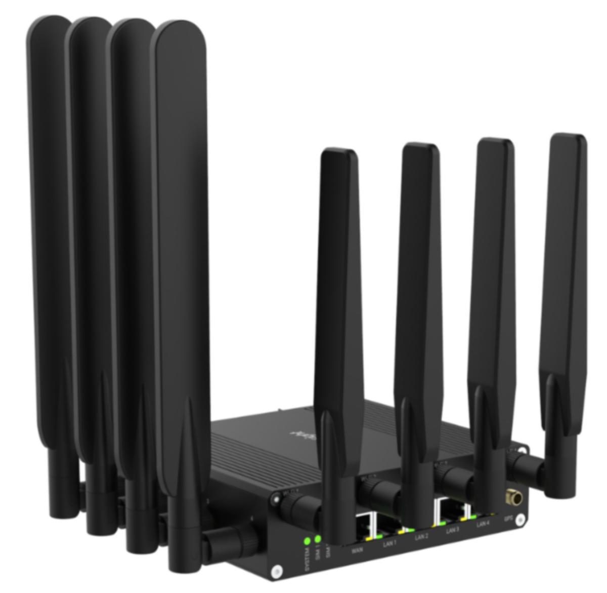 4G Router med GPS och 5p Switch, UR75LGPW - 4G-INDUSTRIROUTER MED GPS, POE UR75LGPW
