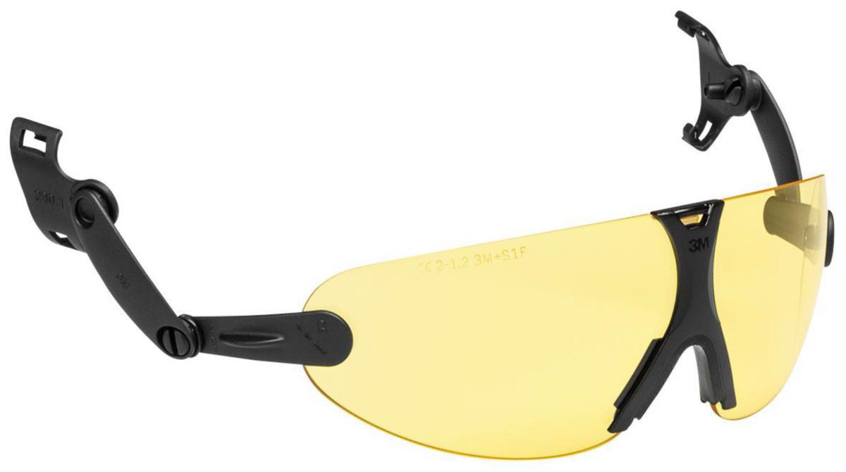 Skyddsglasögon 3M V9 - SKYDDSGLASÖGON 3M V9A INTEGRERAD T HJÄLM GUL LINS
