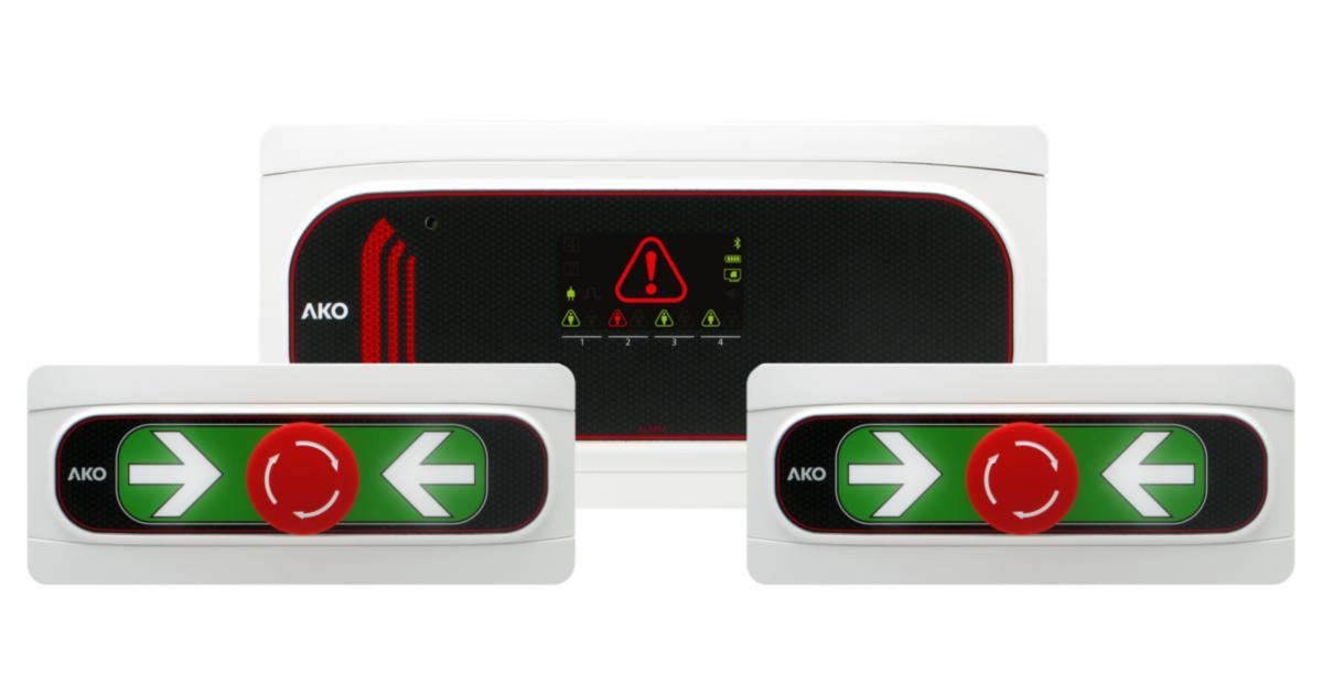 AKO Alarm - Instängningslarm - AKO ALARM 4 KANAL+ 2 KNAPP AKO-55424B