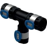 T-pipe reduced FlowFit, Geberit