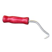 Drilling machine wooden handle red