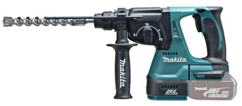 Rotary Hammer Makita DHR242Z SOLO - CORDLESS HAMMER MAKITA DHR242Z 18V BL-M SOLO 24MM CONCRETE