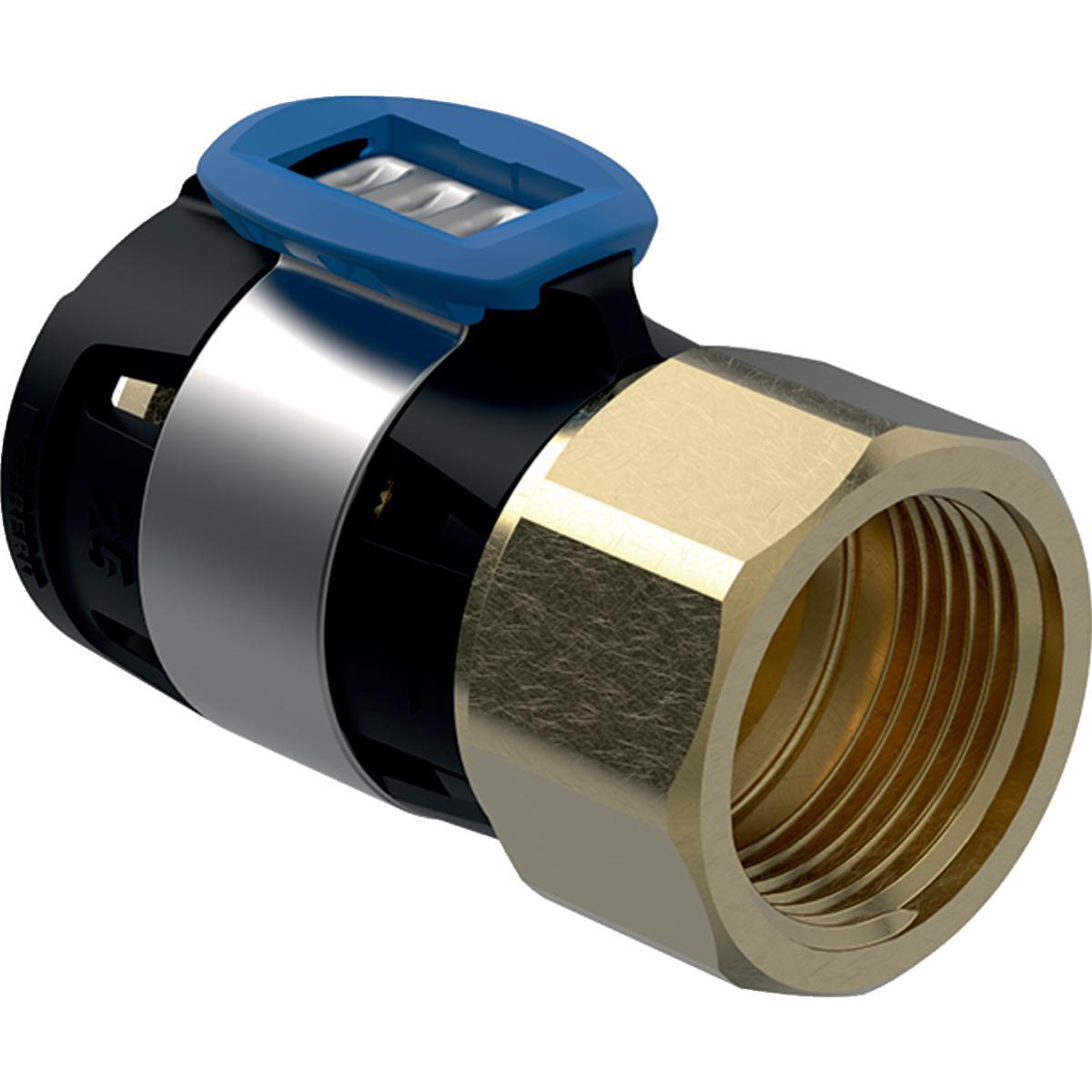 Övergångskoppling med invändig gänga FlowFit, Geberit - FLOWFIT ÖVERGÅNG 25XR20 INV GG, GEBERIT