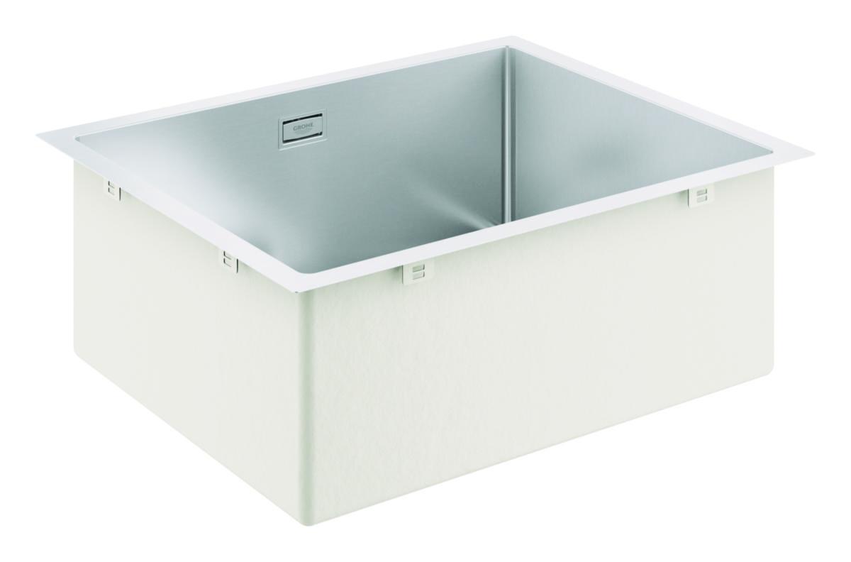 Disklåda K700, Grohe - GROHE DISKLÅDA REKT. ENKEL K700 ROSTFRI 60 55/45