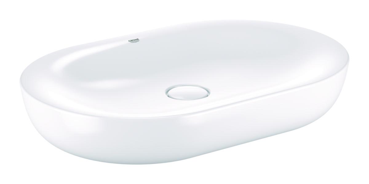 Tvättställ Essence, Grohe - GROHE TVÄTTSTÄLL ESSENCE 600X400, OVALT, BÄNK