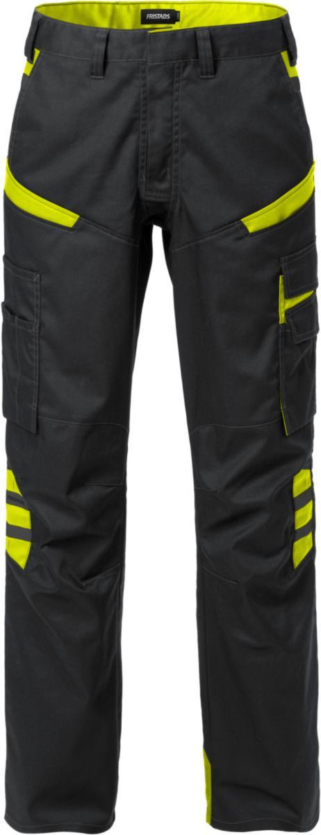 Midjebyxa Fristads 2554 STFP dam - MIDJEBYXA FR 2554 STFP SVART/ GUL DAM C48