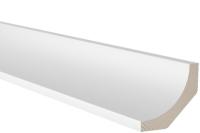 Hålkälslist Furu 20X69MM Vit