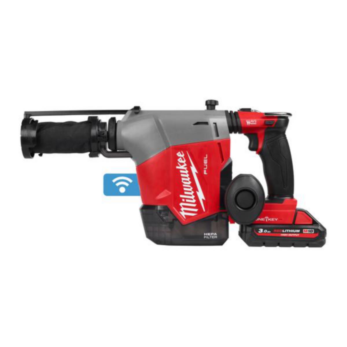 Borrhammare Milwaukee M18 FHAFOH16-302X - BORRHAMMARE MILWAUKEE M18 FHAFOH16-302X,2X3,0 AH+LADDARE