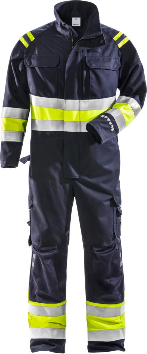 Overall Fristads 8174 ATHS - OVERALL FR 8174 ATHS KL1 FLAM VARSELGUL/MARINBLÅ XL
