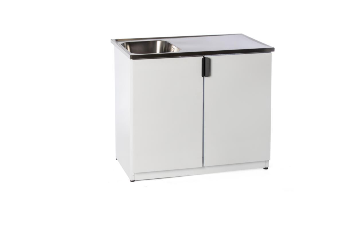 Washbasin TB 1000, Nimo - NIMO UTILITY SINK TB 1000 T WHITE RIGHT