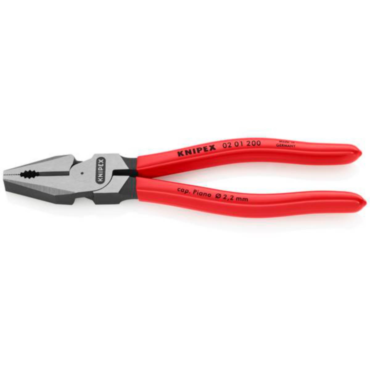 Combination plier Knipex 0201 Kraft - Kombinasjonstang Knipex 200mm 0201