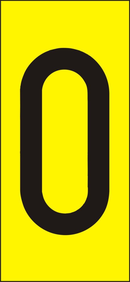 Labelling system H50, Yellow with black numbers - MARK SYST H50 YELLOW NO 0