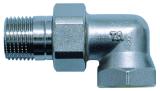 Angle coupling, SS 1102, nickel-plated, without shut-off, TA