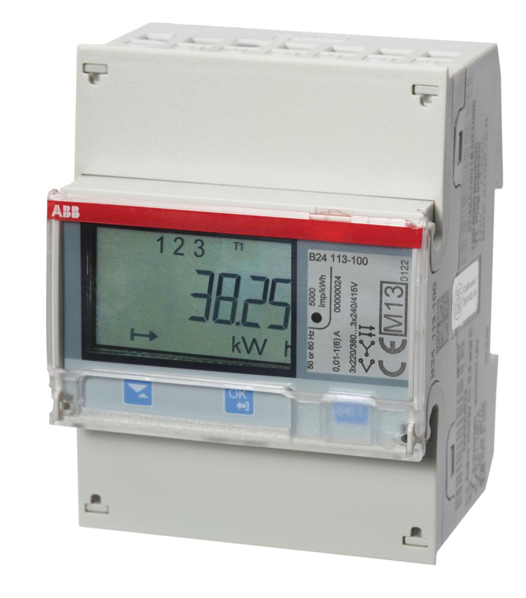 Electric meter EQ B-series three-phase - KWH METER B24 113-100 B24 113–100