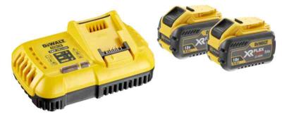 Pack DEWALT DCB118X2 (Chargeur et 2 Batteries 9,0 Ah / 54 V)