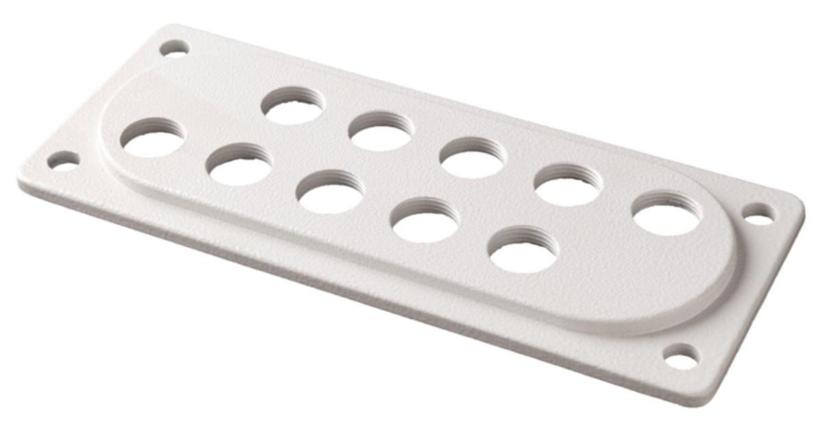 Perforated flange FL 21 light alloy - CABLE GLAND FLANGES FLR 211020