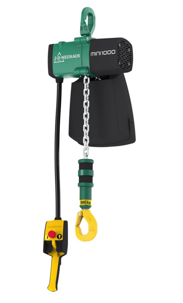 Kättingtelfer JDN Mini - LUFTTELFER JDN MINI 1000 LH: 3 M MH: 2 M. 1000 KG