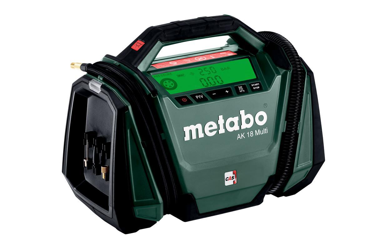 Kompressor Metabo AK 18 MULTI SOLO - KOMPRESSOR METABO AK18 MULTI 18V 16L/MIN. 11 BAR SOLO