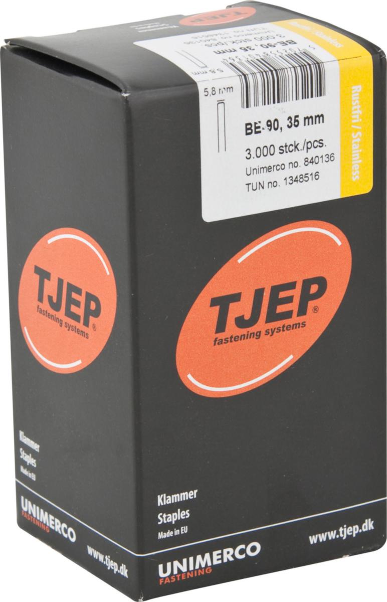 Klammer TJEP BE-90 - KLAMMER TJEP BE-90 MED LIM 35MM A4 3000/FRP