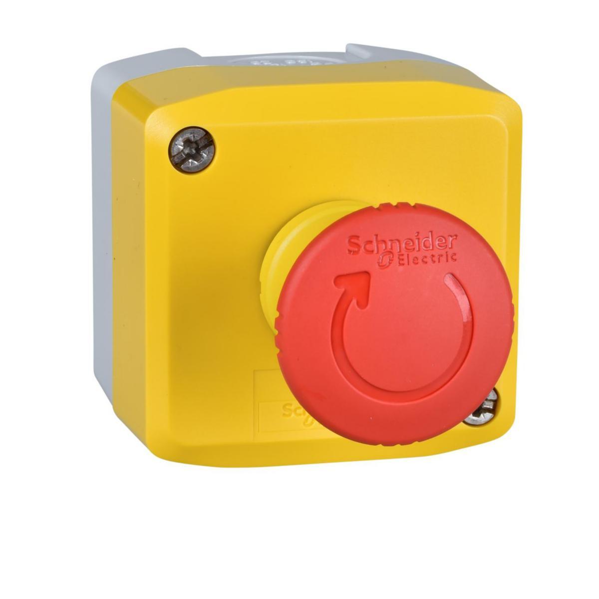 Push button box complete with emergency stop function. - EMERGENCY STOP CONT. BOX XALK178E